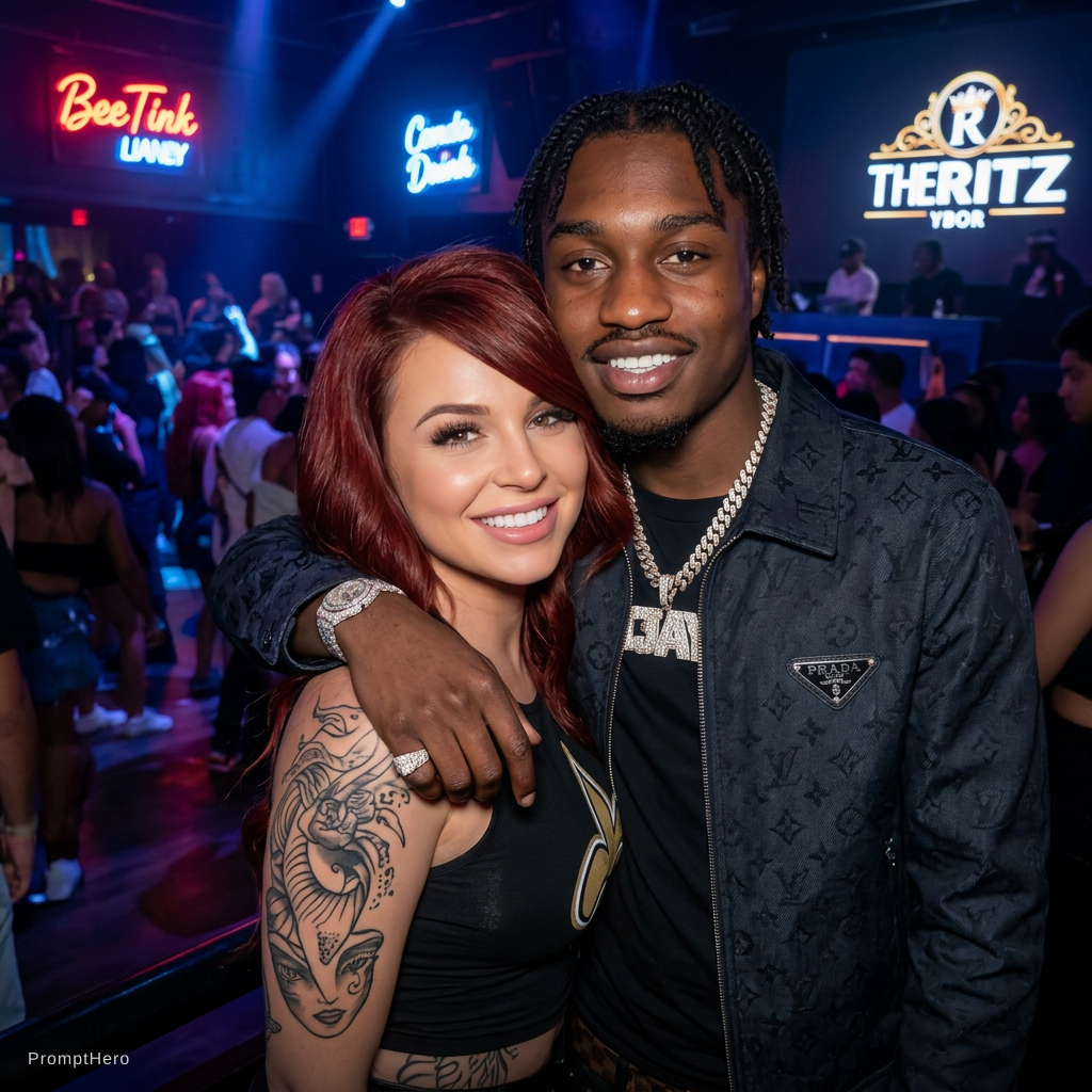 Ritz Rapper Laf Nano Banana prompt: With the rapper lil tjay at the Ritz ...