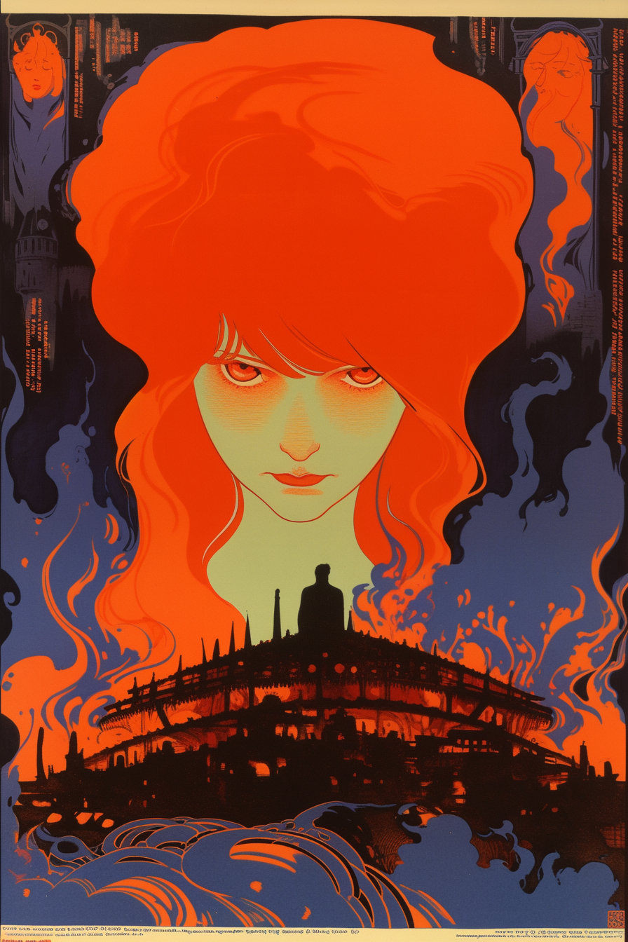 Midjourney prompt: A thrilling anime filled with mystery and suspense... - Midjourney