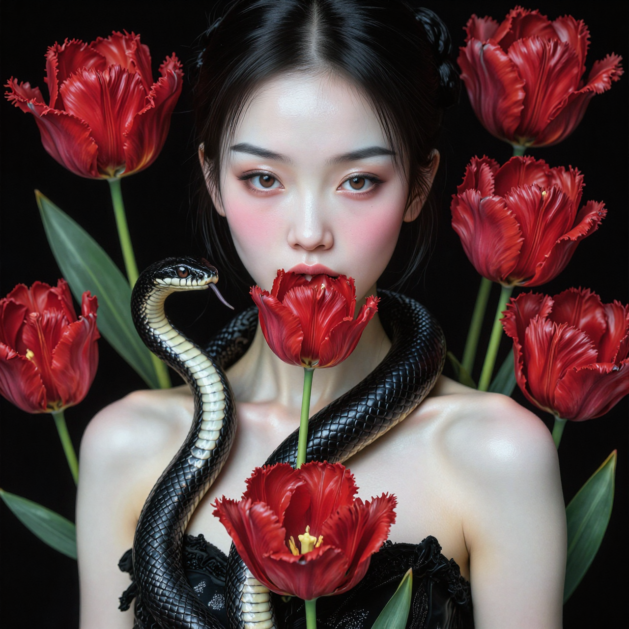 AI generated: Z Image prompt: A highly detailed, photorealistic, cinematic verti... (Z Image - Fashion)