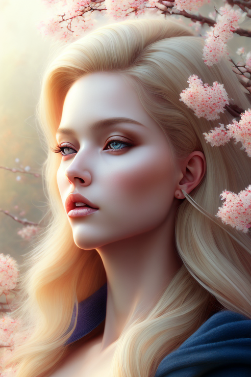 AI generated: Openjourney prompt: photo of a gorgeous blonde female in the style of ... (Openjourney - Portraits)