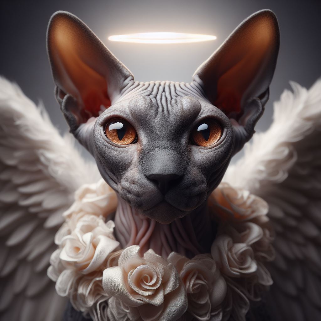 AI generated: The Celestial Cat (DALL·E - Concept Art)