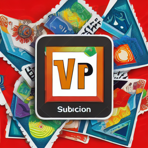Stable Diffusion prompt: logo of vip subscription, square...