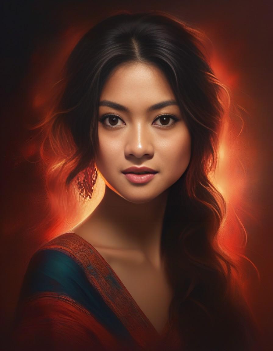 صورة مولدة بالذكاء الاصطناعي: Stable Diffusion prompt: A vertical image of a serene woman in profile. Her... (نموذج Stable Diffusion - تصوير فوتوغرافي)