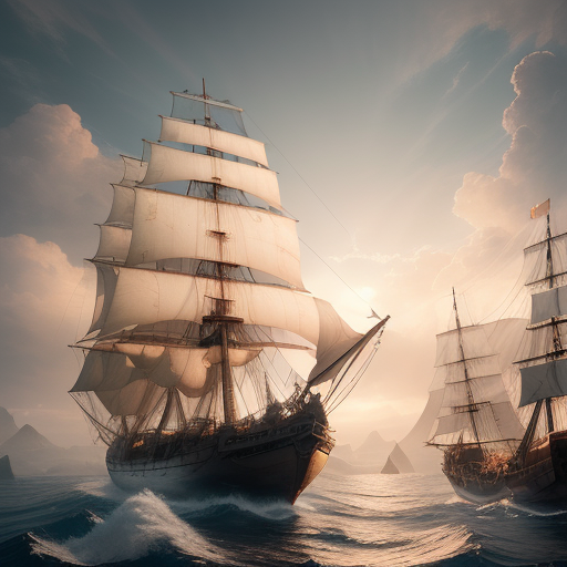 DreamShaper prompt: Photo of a ultra realistic sailing sh...