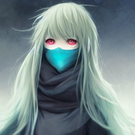 Stable Diffusion prompt: Blue Eyes Face Girl In Hood, wlo...