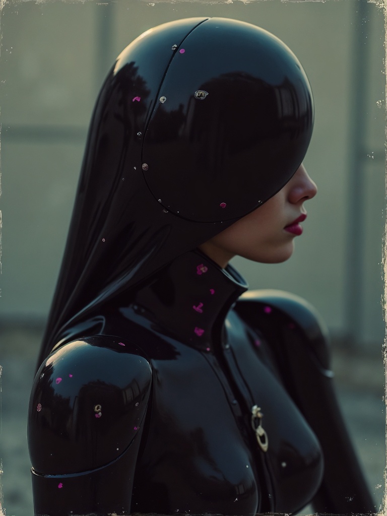 صورة مولدة بالذكاء الاصطناعي: FLUX prompt: An old scratched photo, Candid pose, agent smith s... (نموذج FLUX - Character Design)