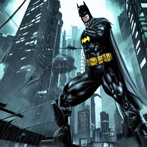 Stable Diffusion prompt: Hyper realistic image of batman ...