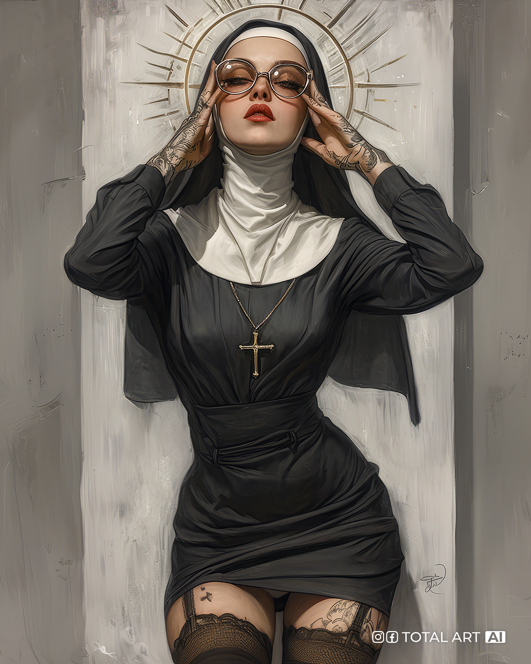 AI generated: «Secret desires» (Midjourney - Character Design)