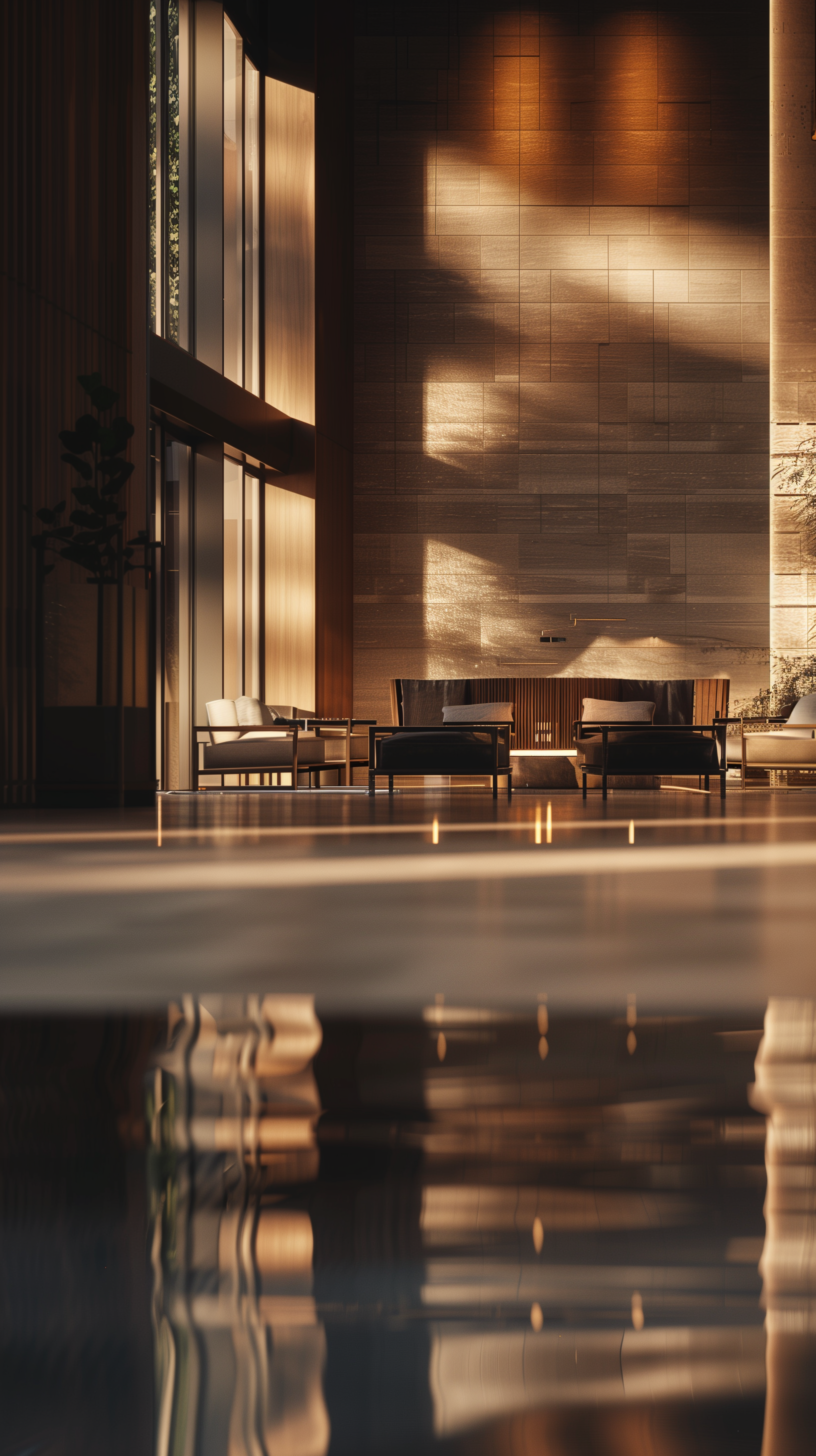 AI generated: Boutique hotel reception (Midjourney - Interior Design)