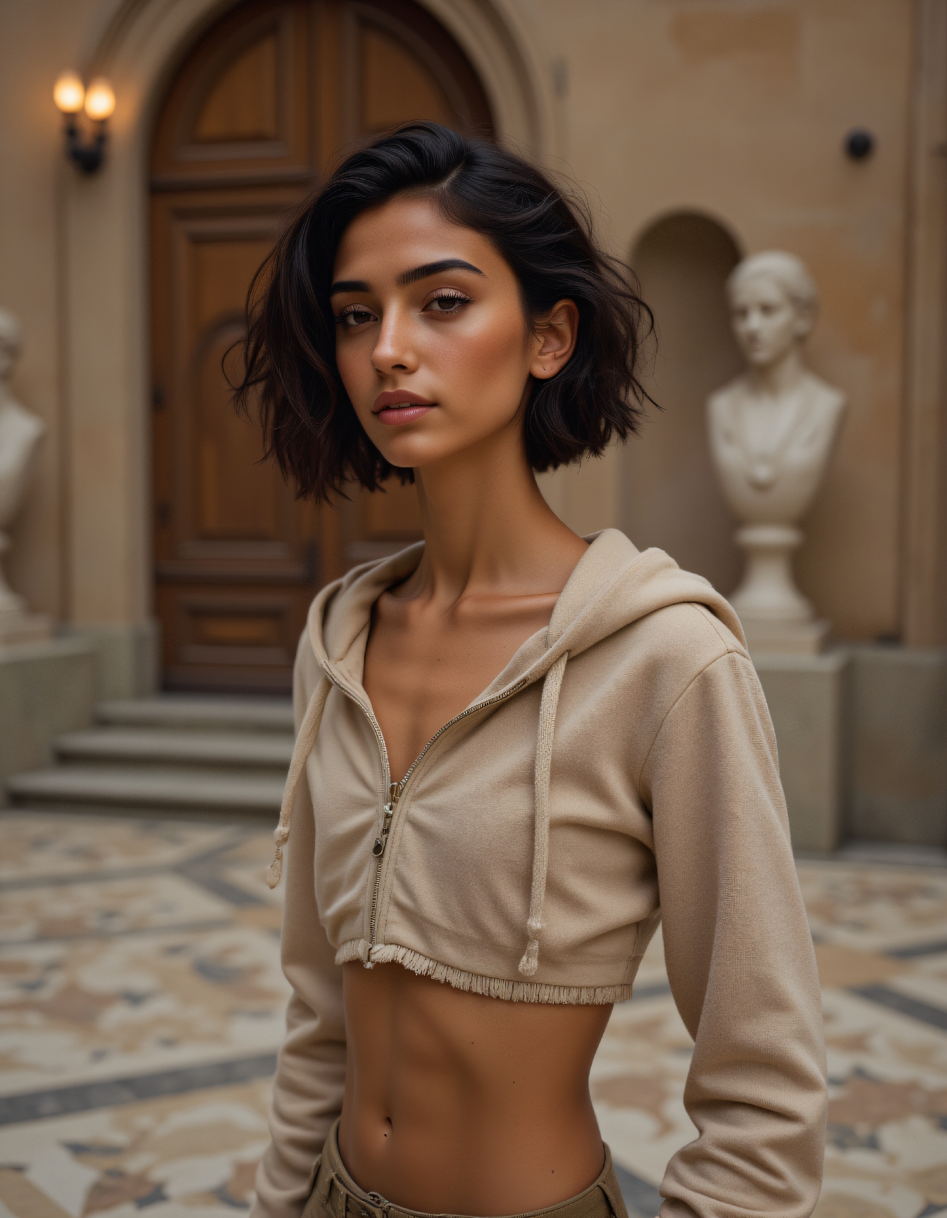 AI generated: FLUX prompt: ultra highres realistic Street photo of a 24-year-... (FLUX - Fashion)
