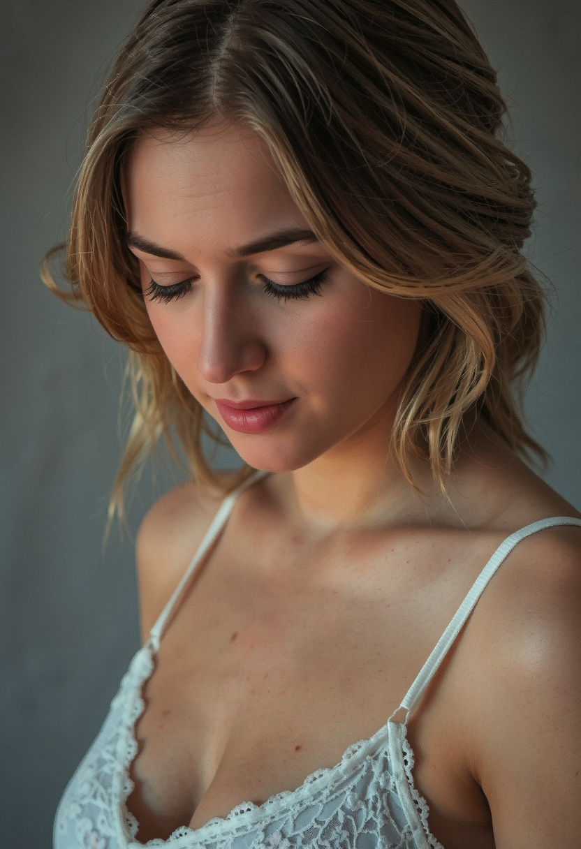 FLUX prompt: A hyper-realistic medium close-up portrait of a yo... - FLUX