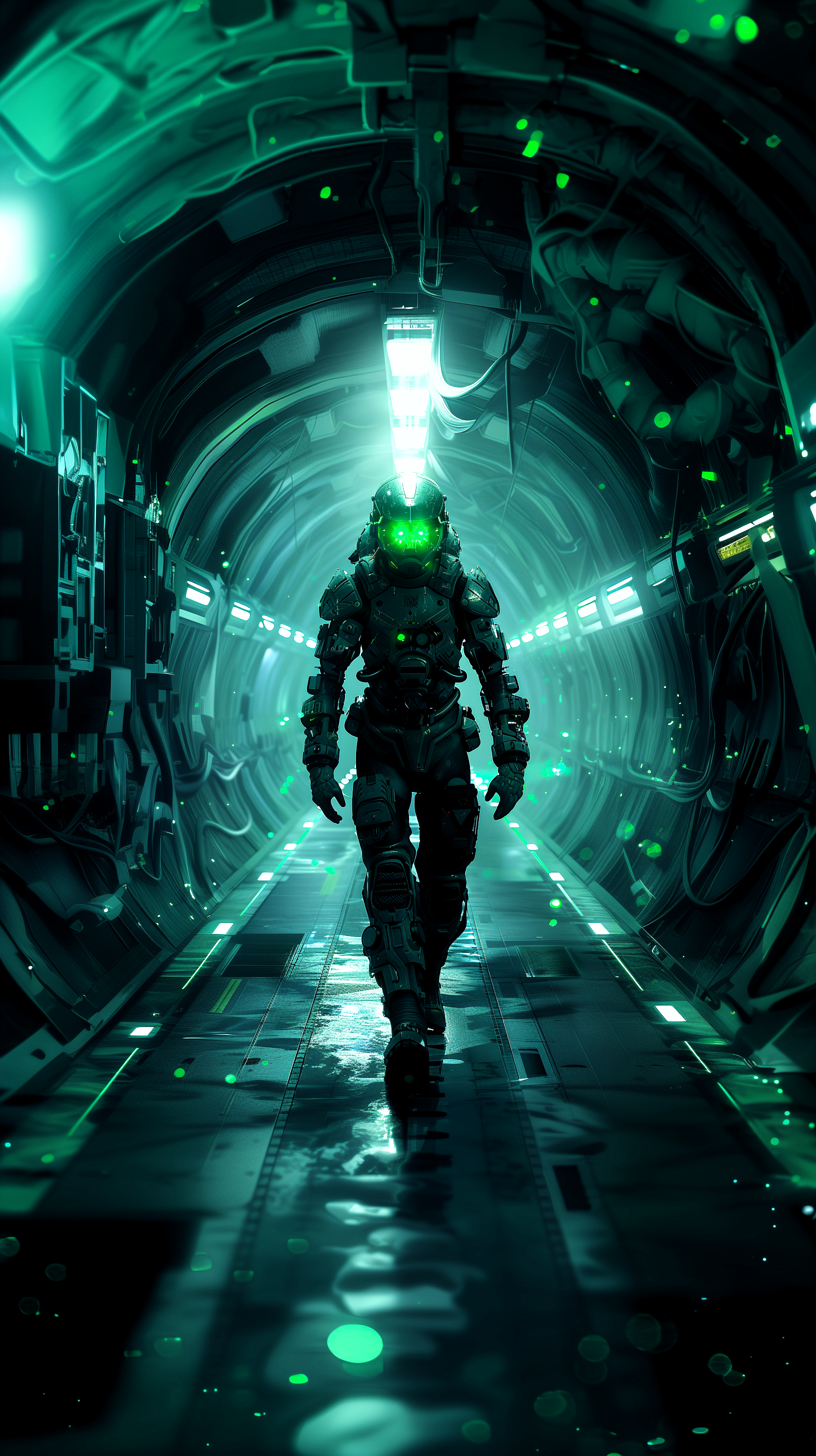 AI generated: Sci-Fi visual (Midjourney - Concept Art)
