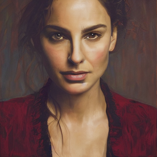 AI generated: Stable Diffusion prompt: Portrait of nathalile Portman, dramatic lighting, ... (Stable Diffusion - Portraits)