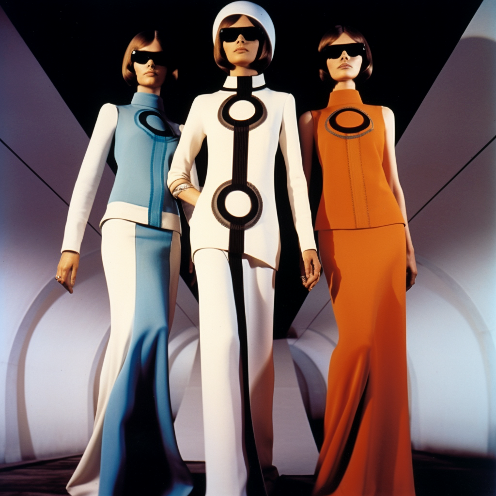 AI generated: Midjourney prompt: high fashion, vogue, 1967 --c 25 --no no ugly, def... (Midjourney - Fashion)