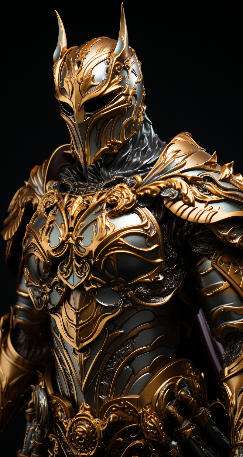 AI generated: Midjourney prompt: Medieval knight, swinging a long sword, full body ... (Midjourney - Character Design)