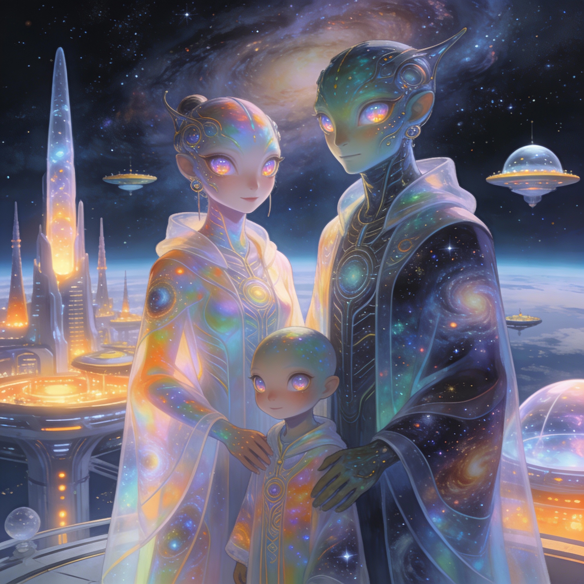 Otherworldly Humans Seedream 4 prompt: Create a unique, flesh, organic, human...