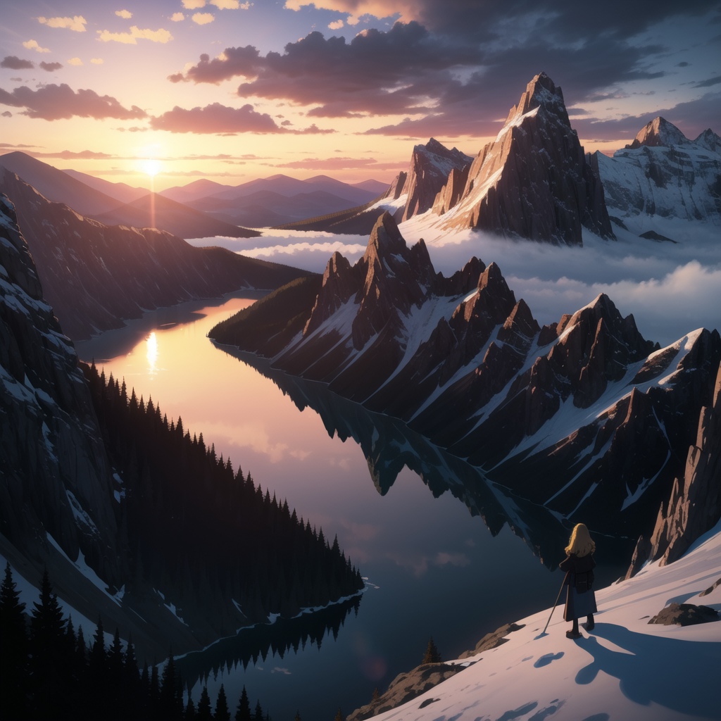AI generated: End of the Adventure (Stable Diffusion - Landscapes)