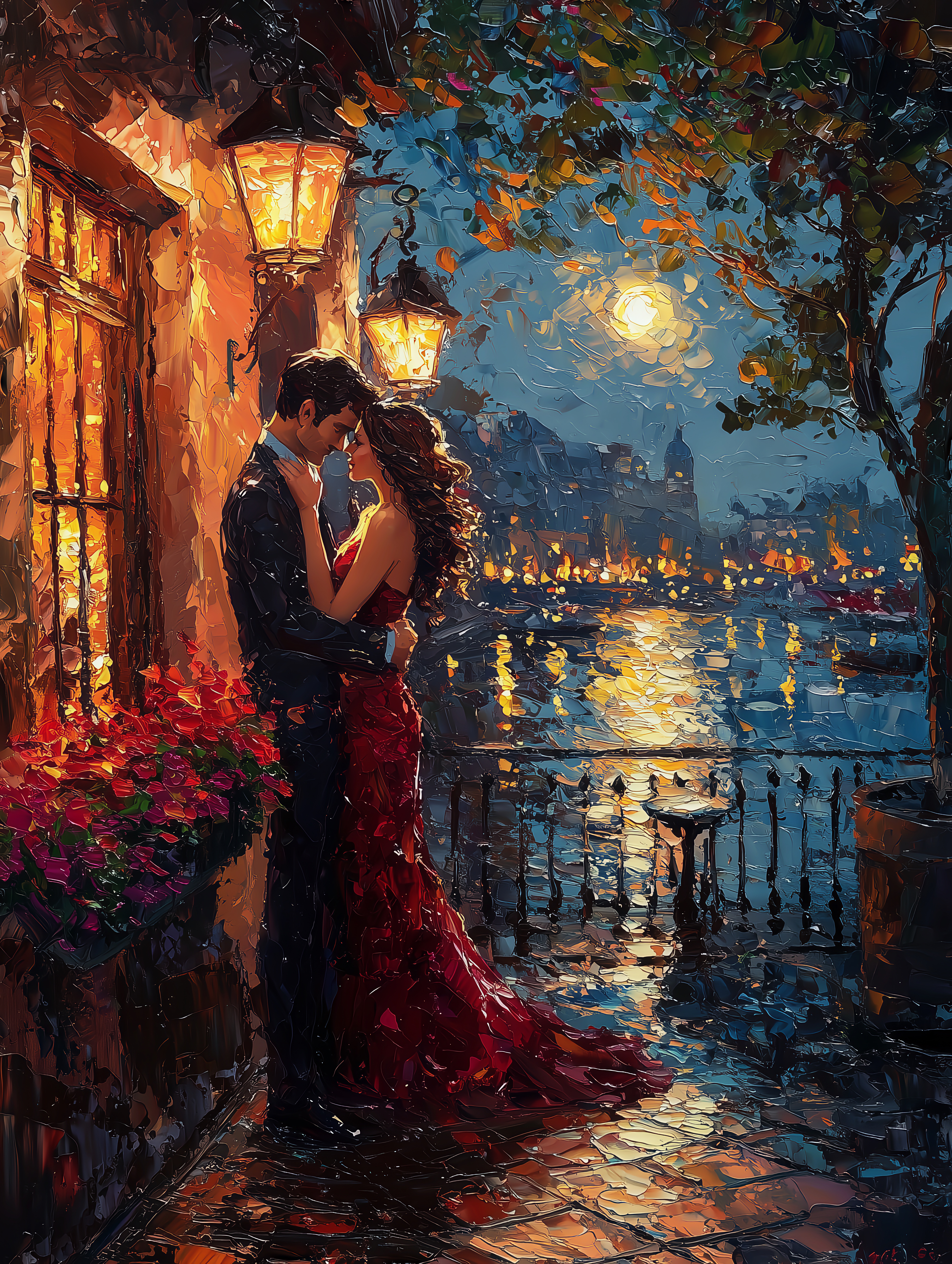 AI generated: Seine Lovers (Midjourney - Portraits)