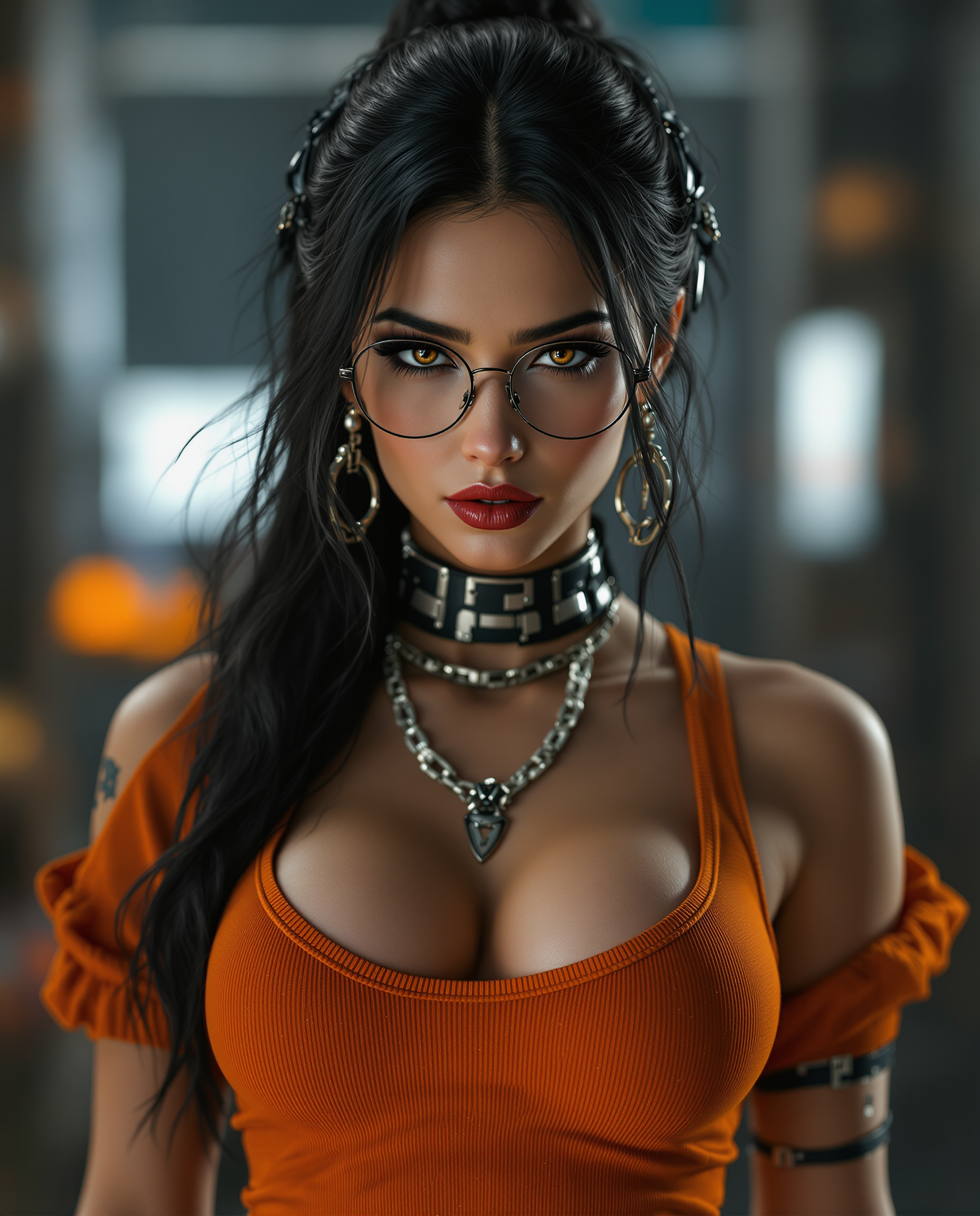 صورة مولدة بالذكاء الاصطناعي: FLUX prompt: Photo of a ultra realistic of megan fox transforme... (نموذج FLUX - صور شخصية)