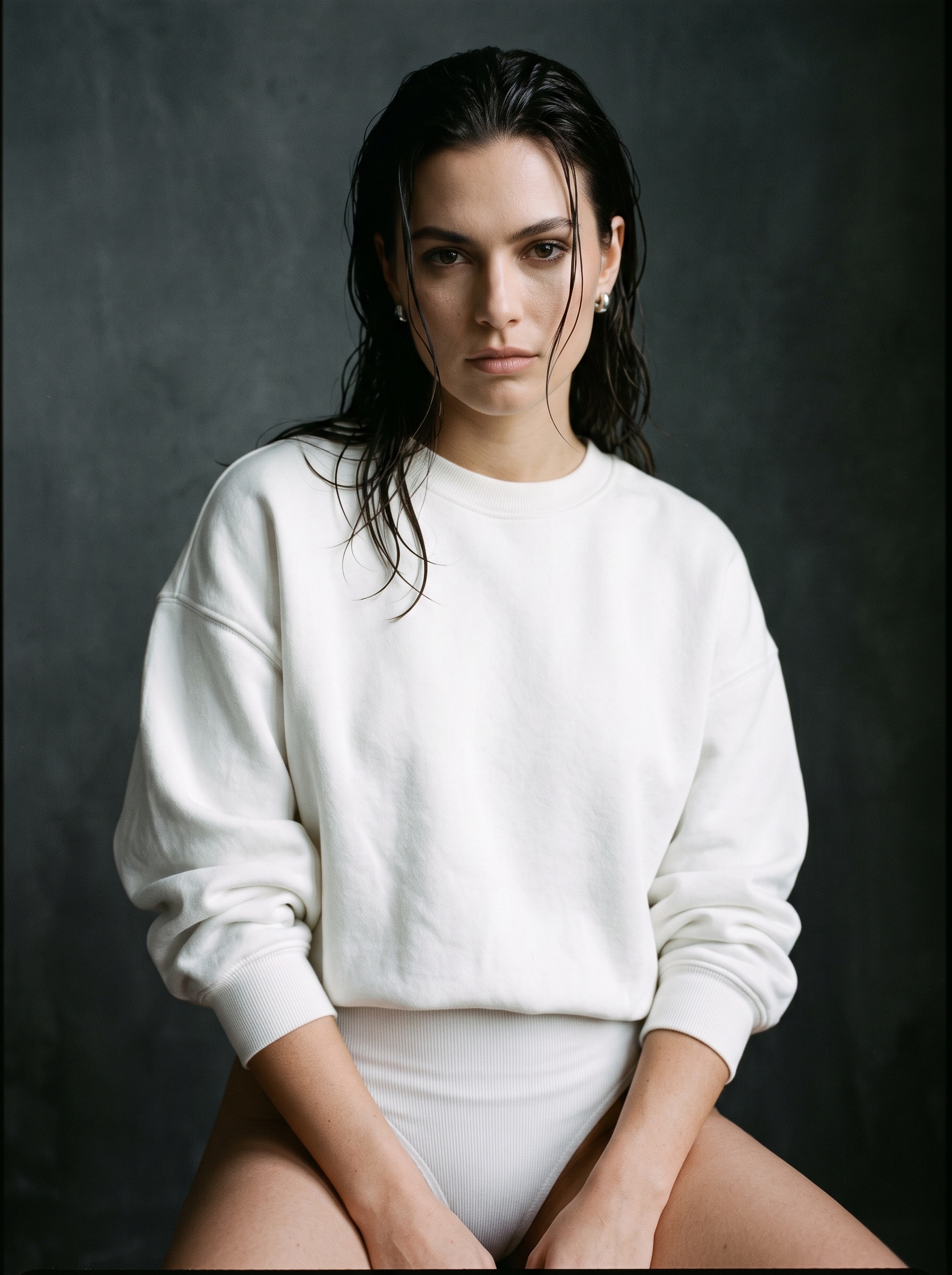 FLUX prompt: (Nano Banana 2) High-fashion editorial portrait, 1... - FLUX