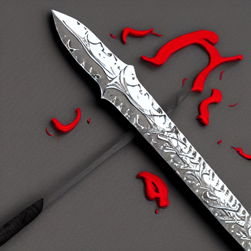 Stable Diffusion prompt: Excalibur sword the Name UTKARS...