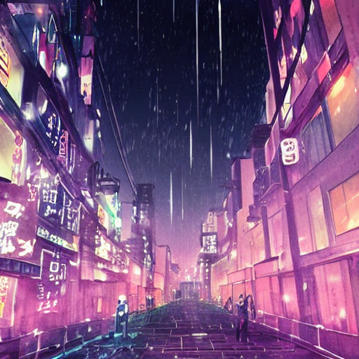 Stable Diffusion prompt: Create an anime key visual of a ...