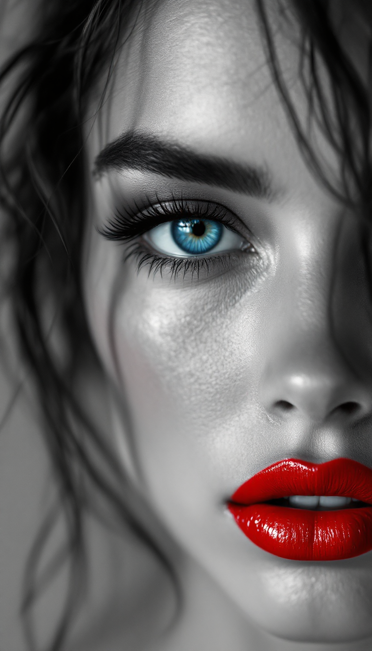 FLUX prompt: Hyper-realistic close-up portrait of a stunning wo... - FLUX