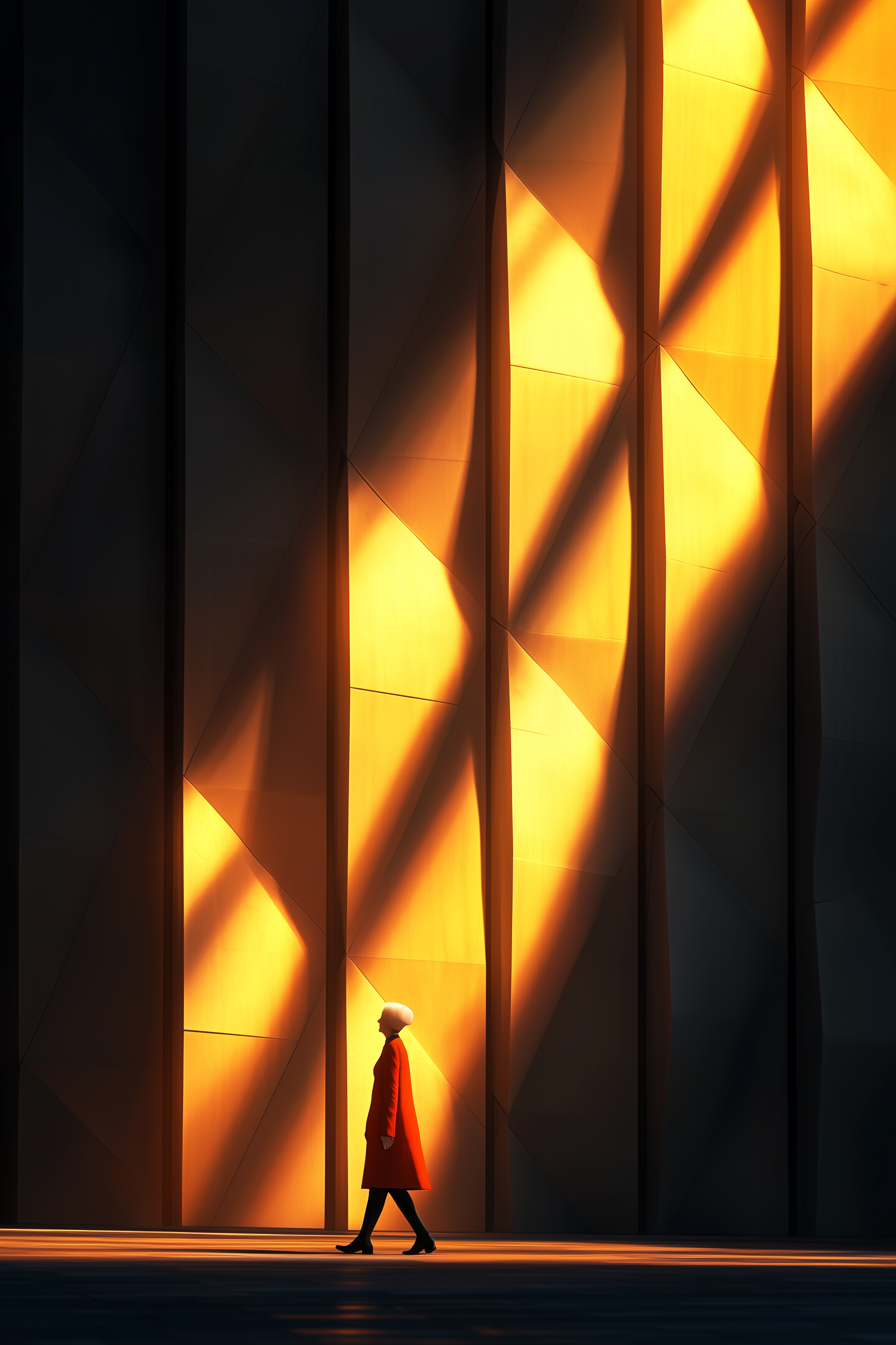 AI generated: Midjourney prompt: architectural photography, shot with sony a7r iv, ... (Midjourney - Architecture)