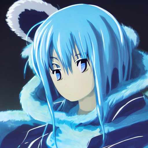 Stable Diffusion prompt: rimuru tempest, that time i got ...