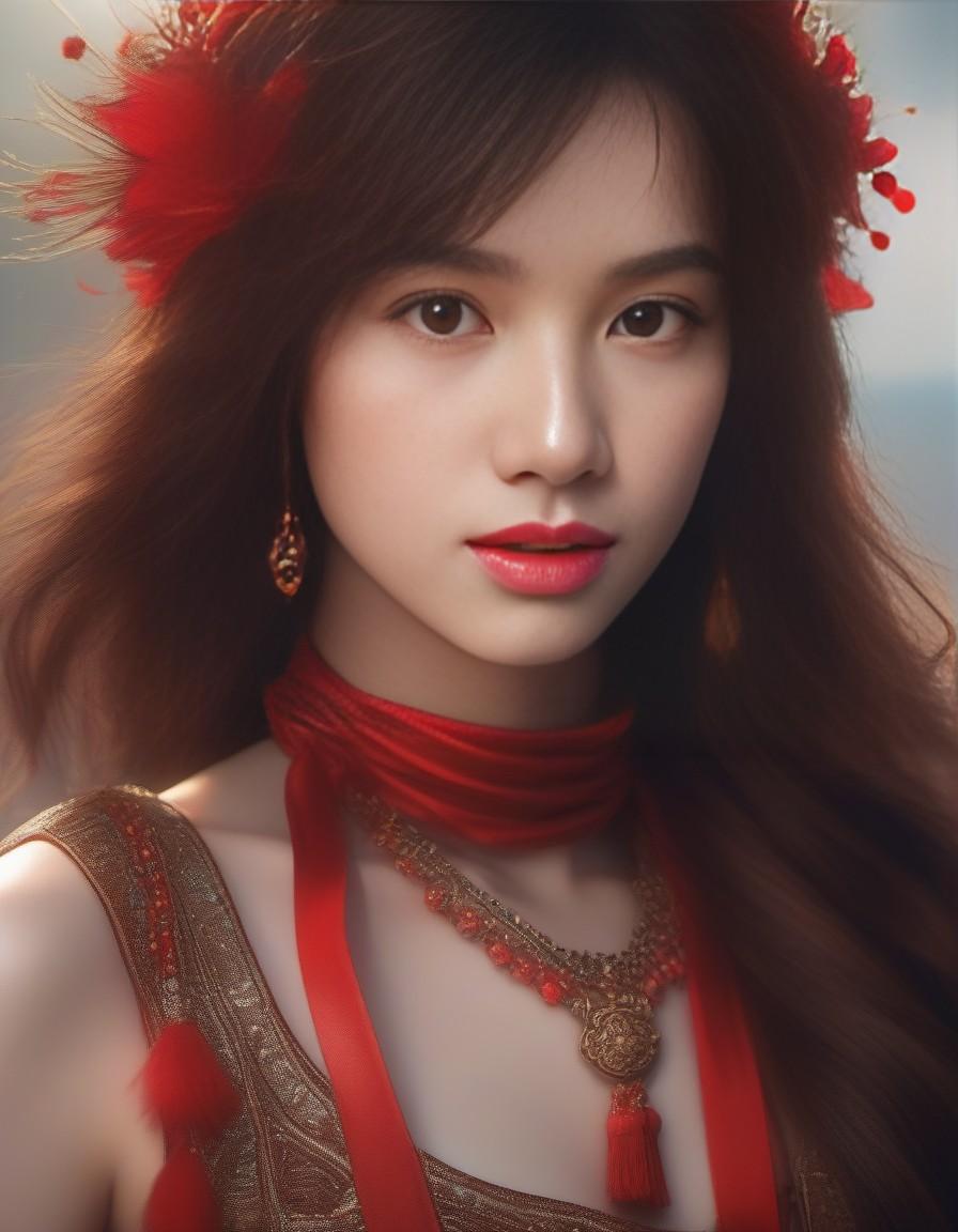 AI generated: Stable Diffusion prompt: Portrait of {character} with {color} hair and with... (Stable Diffusion - Portraits)