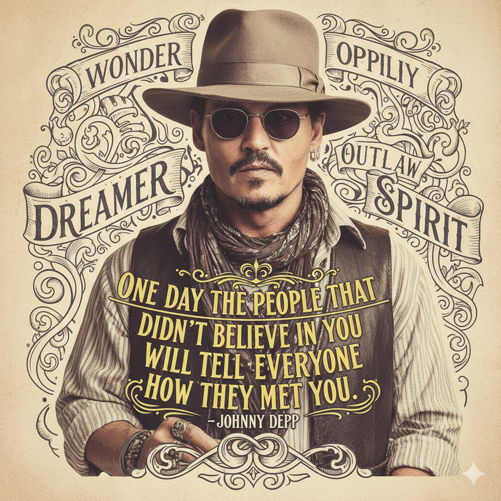 Nano Banana prompt: A captivating photograph of Johnny Depp, showcasin... - Nano Banana