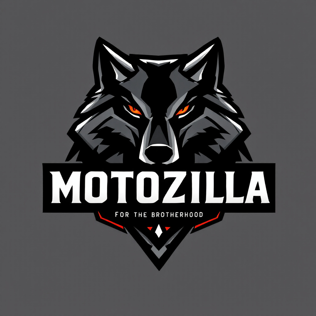 صورة مولدة بالذكاء الاصطناعي: FLUX prompt: "Design a logo for the brand 'Motozilla' with the ... (نموذج FLUX - شعارات وتصميم)