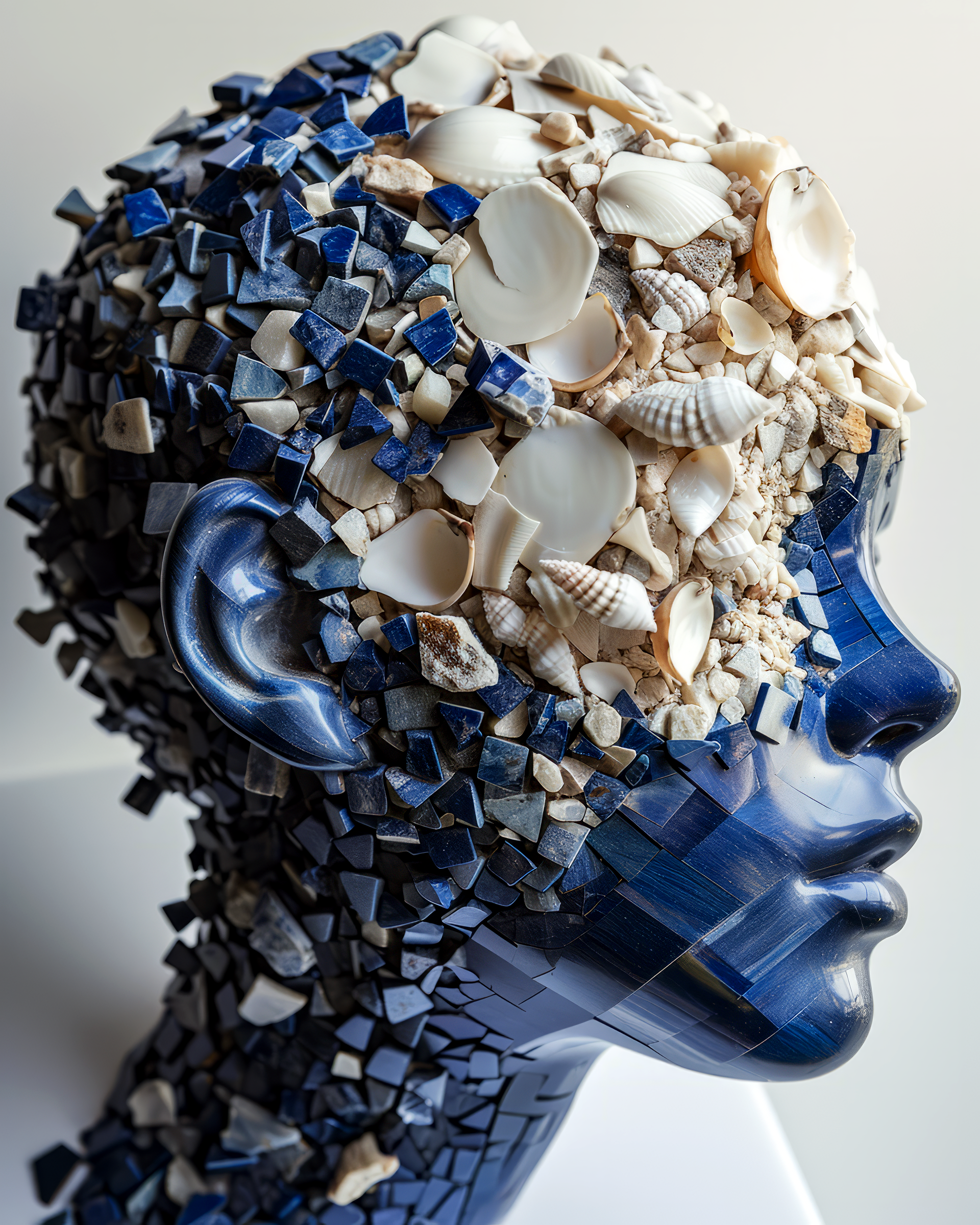 صورة مولدة بالذكاء الاصطناعي: Sapphire domino (نموذج Midjourney - صور شخصية)