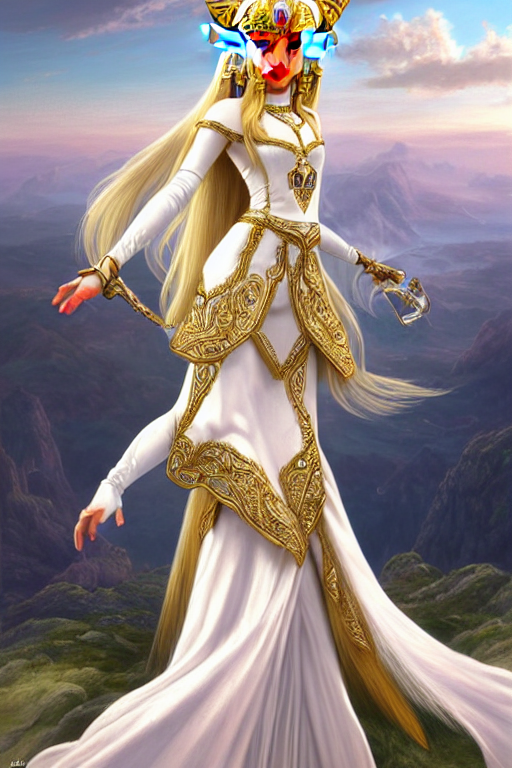 Stable Diffusion prompt: portrait of a humanoid princess ...