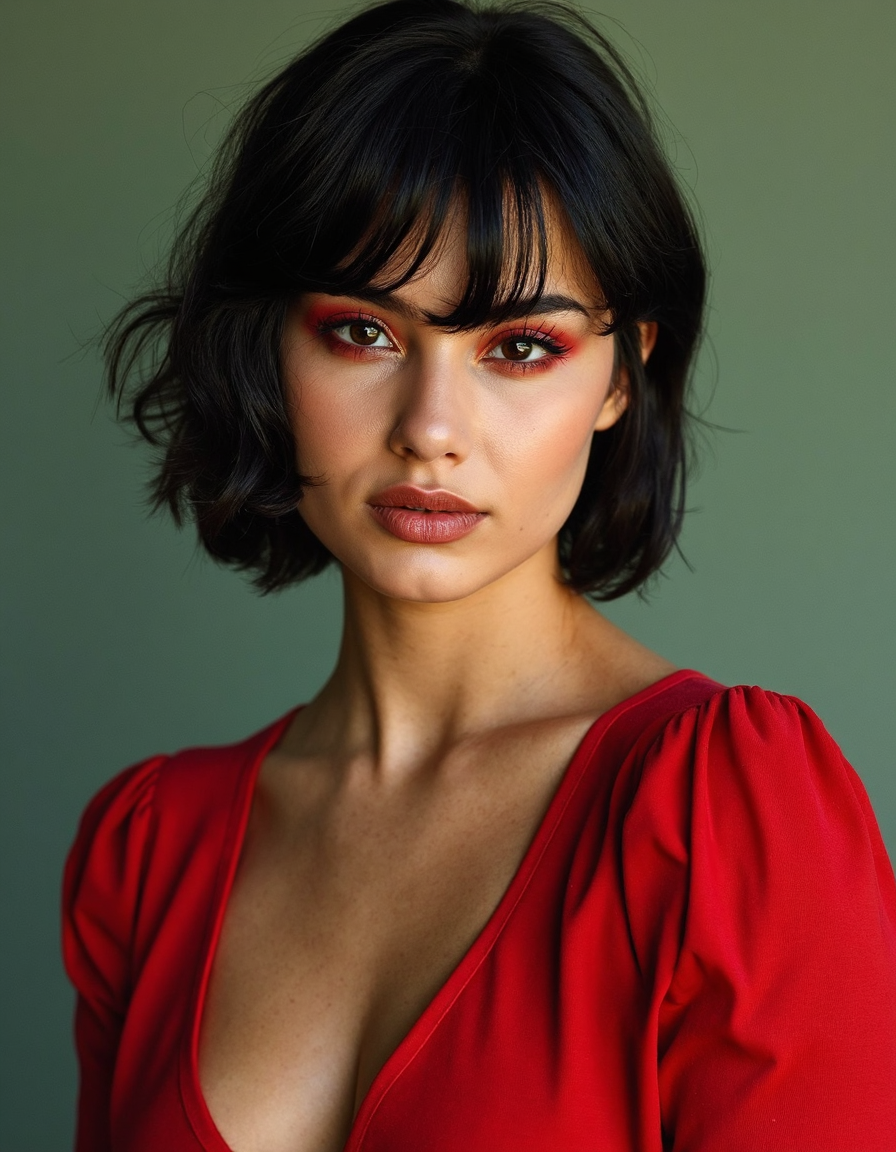صورة مولدة بالذكاء الاصطناعي: Woman Portrait (نموذج FLUX - صور شخصية)