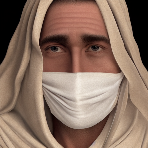 Stable Diffusion prompt: Realistic jesus christ as god, d...