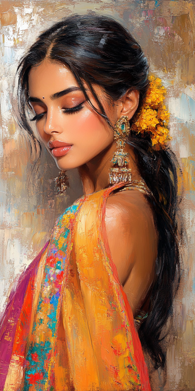 AI generated: Midjourney prompt: a masterpiece post-impressionist oil painting of b... (Midjourney - Portraits)