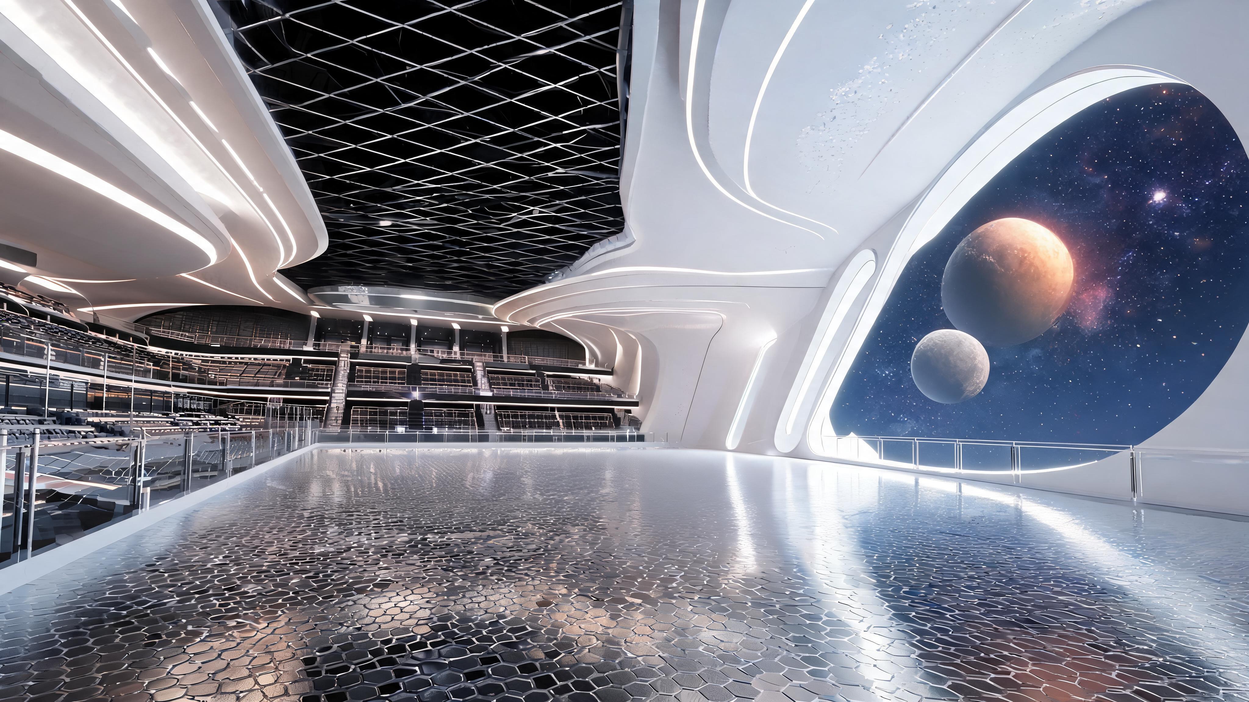 AI generated: Seedream 5 prompt: Create a cinematic scene for the inner design of a... (Seedream 5 - Interior Design)