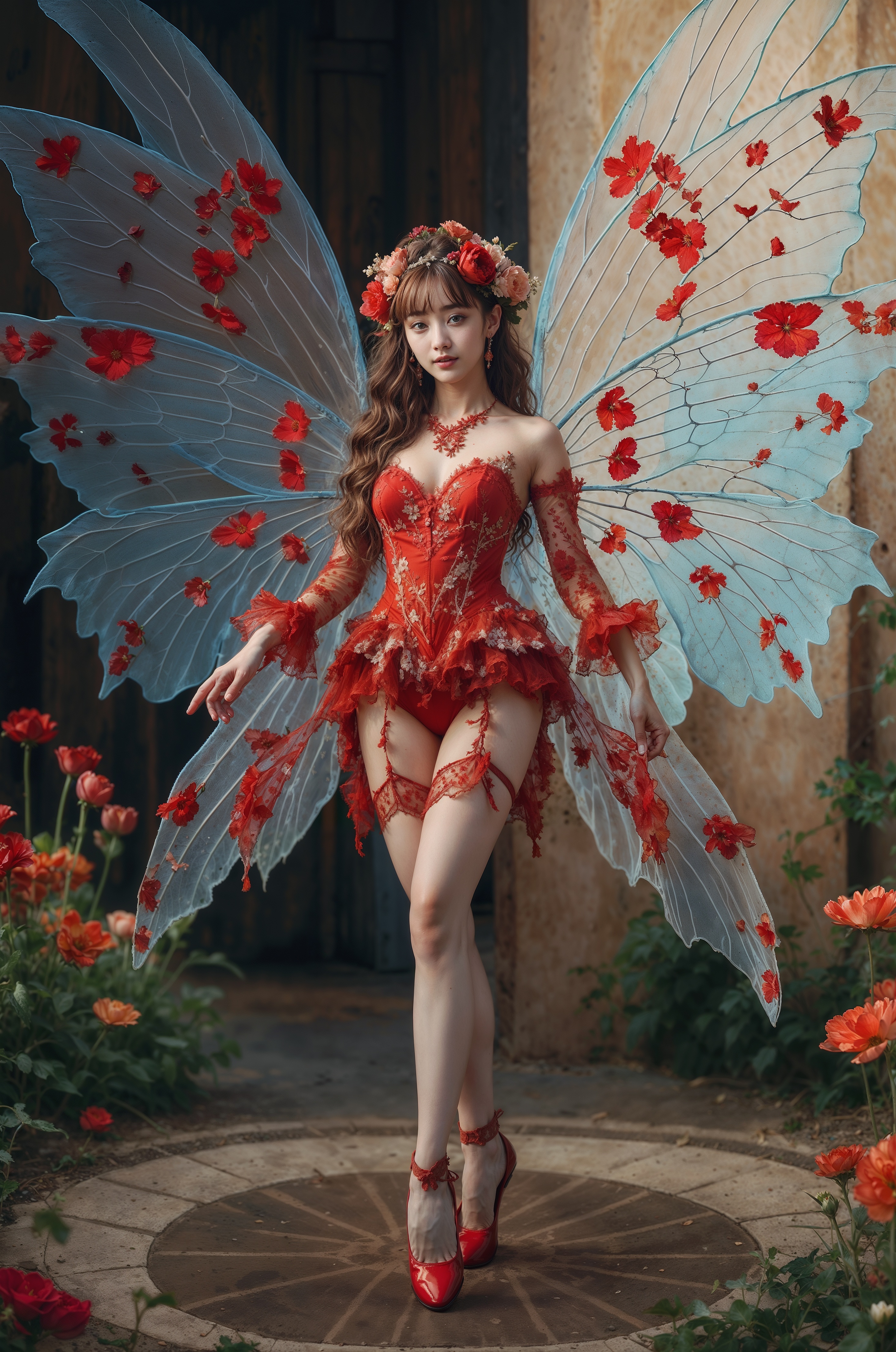 AI generated: Butterfly Night Gown (SD XL - Fashion)