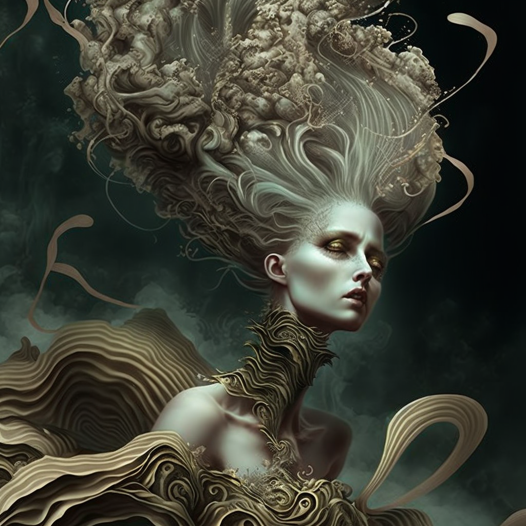 Midjourney prompt: baroque, inspired by Peter Mohrbacher,...