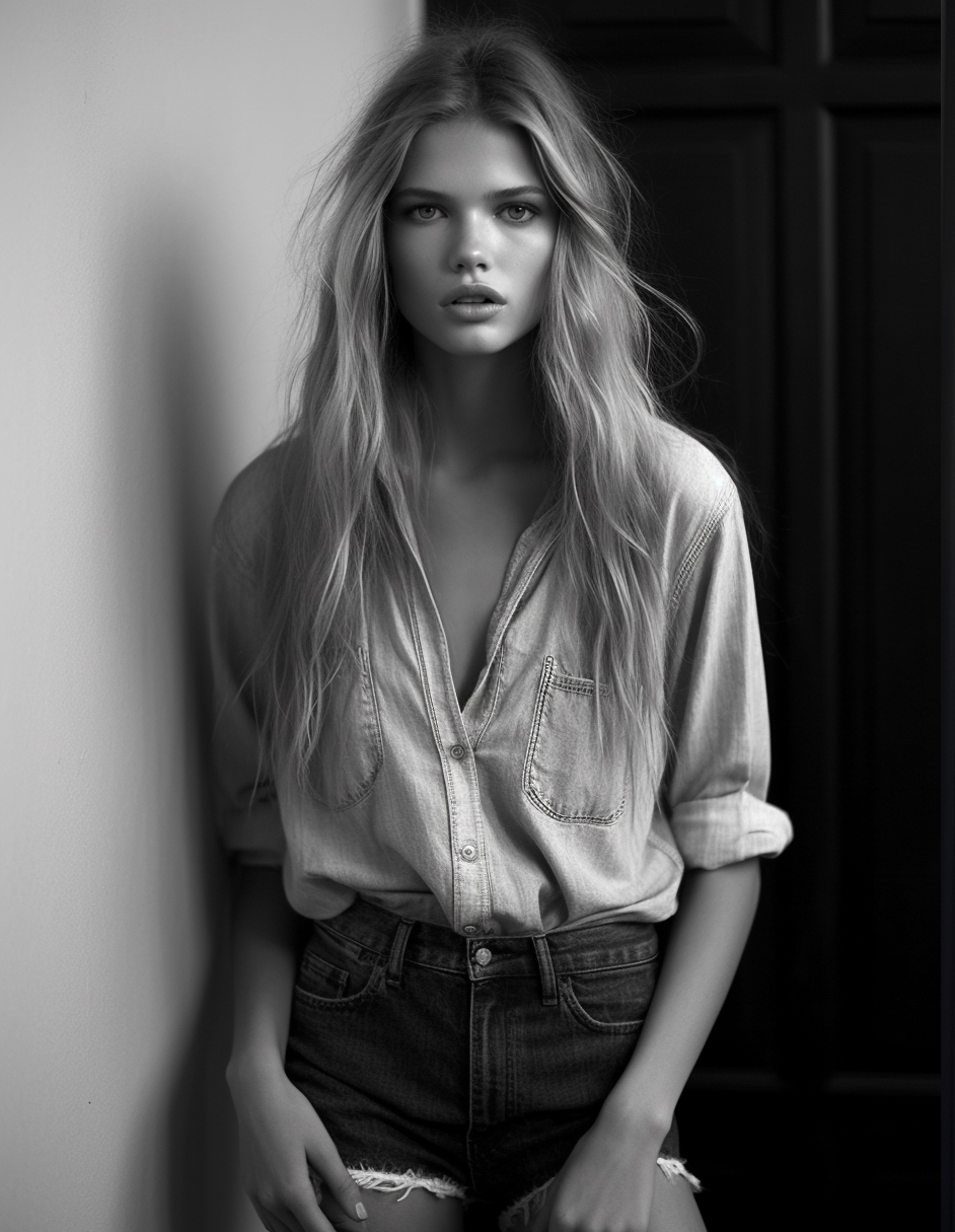 AI generated: Midjourney prompt: Thinspo model --q 2 --v 5 --ar 3:4 (Midjourney - Fashion)