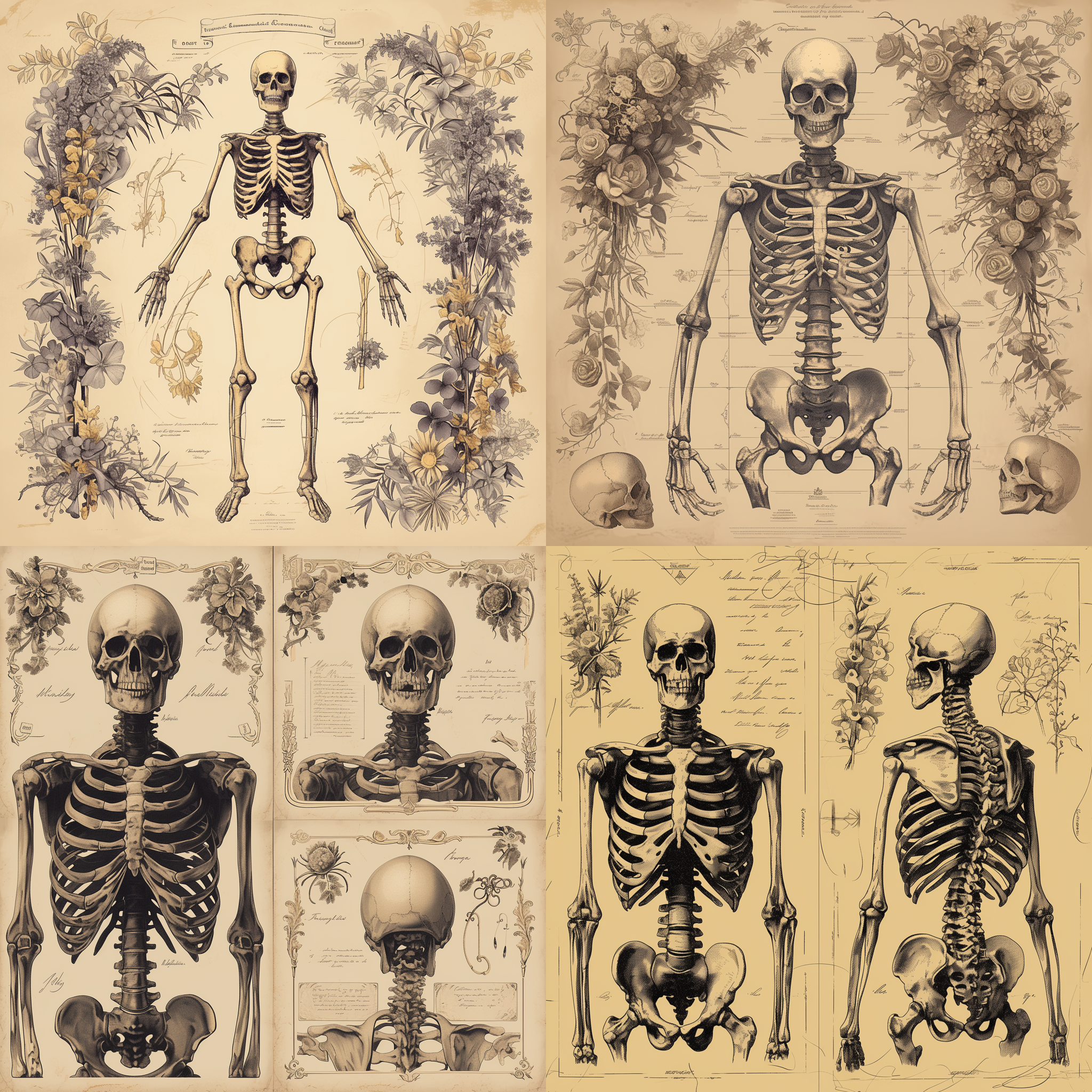 AI generated: Midjourney prompt: https://s.mj.run/N-0crBTzCOs a human body skeleton... (Midjourney - Portraits)