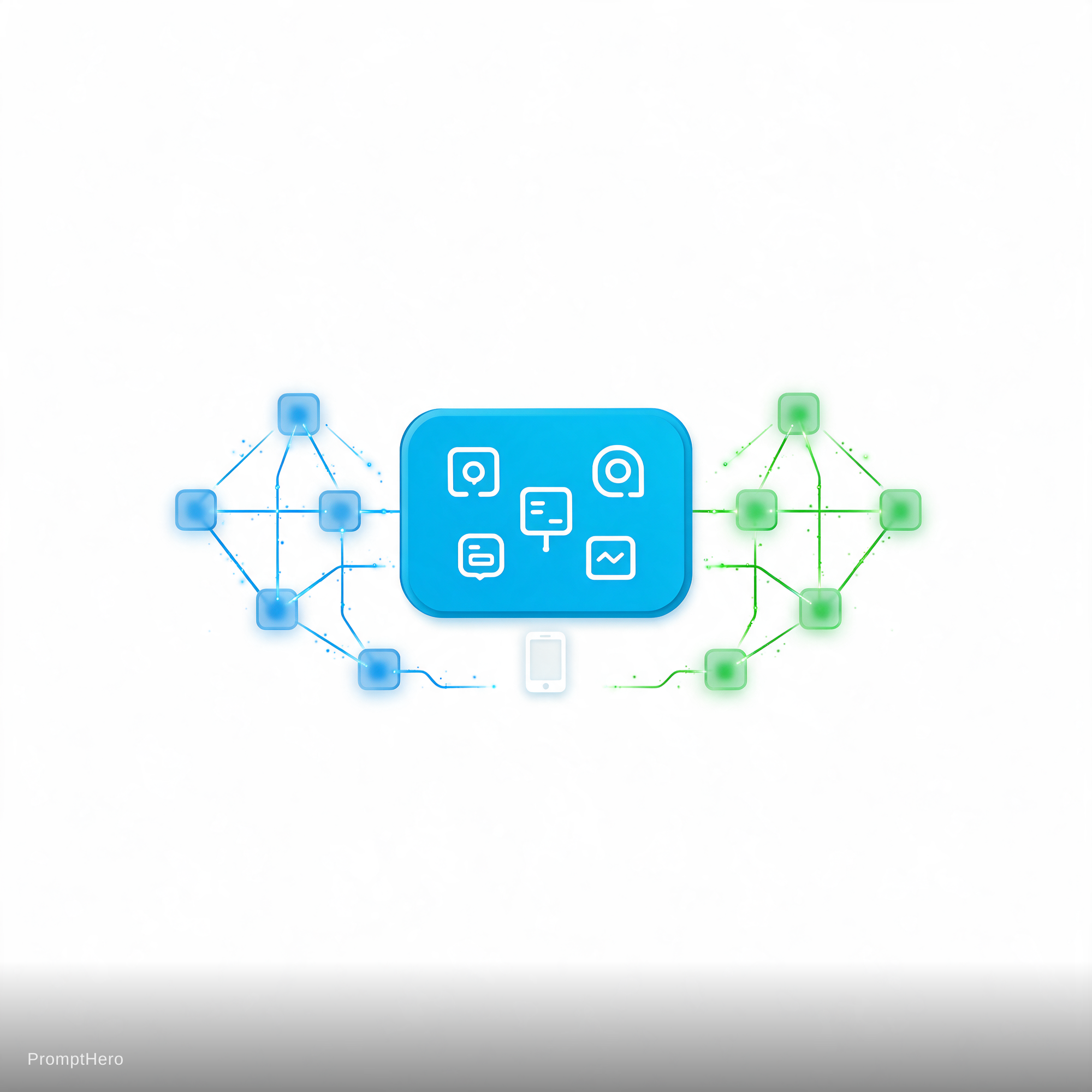 صورة مولدة بالذكاء الاصطناعي: Seedream 5 prompt: Web Devlopment, full stack develloper, mobile deve... (نموذج Seedream 5 - فن مفاهيمي)