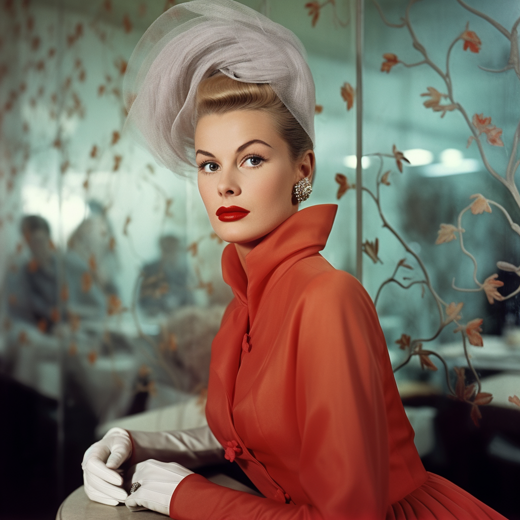 AI generated: Midjourney prompt: vogue, high fashion, 1952 (Midjourney - Fashion)