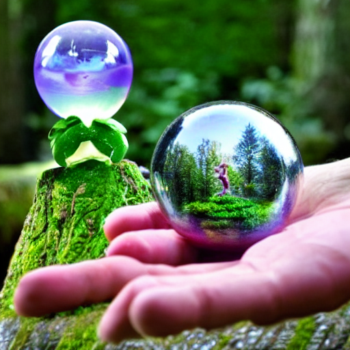 Stable Diffusion prompt: realistic forest enchanted with ...