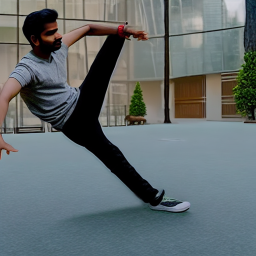 Intense Break Stable Diffusion prompt: archit prakash does intense brea...