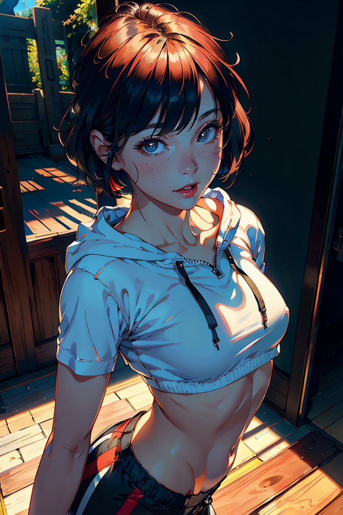 AI generated: Stable Diffusion prompt: 1 girl, beautiful Korean girl, (Cute Loose Bob hai... (Stable Diffusion - Anime)