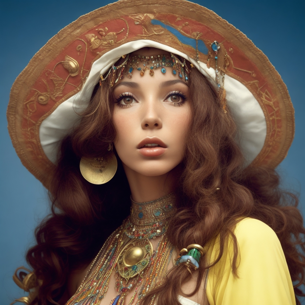 AI generated: Glam Hippie (DreamShaper - Fashion)