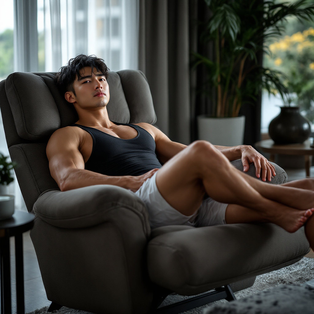 FLUX prompt: Full-body photo of a tall, bodybuilder youthful ko... - FLUX