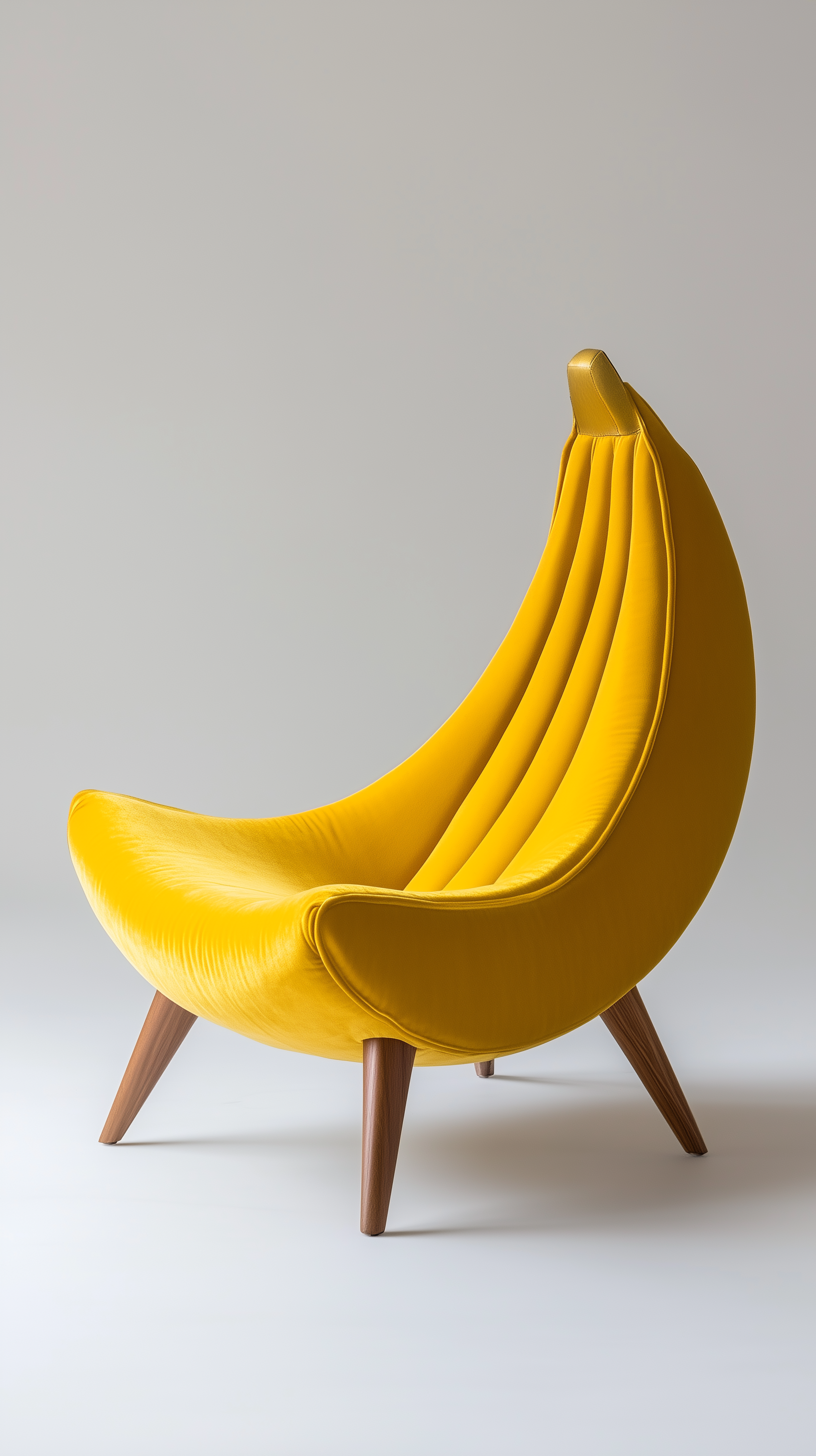 Midjourney prompt: pop art furniture design, curved banana cluster fo... - Midjourney